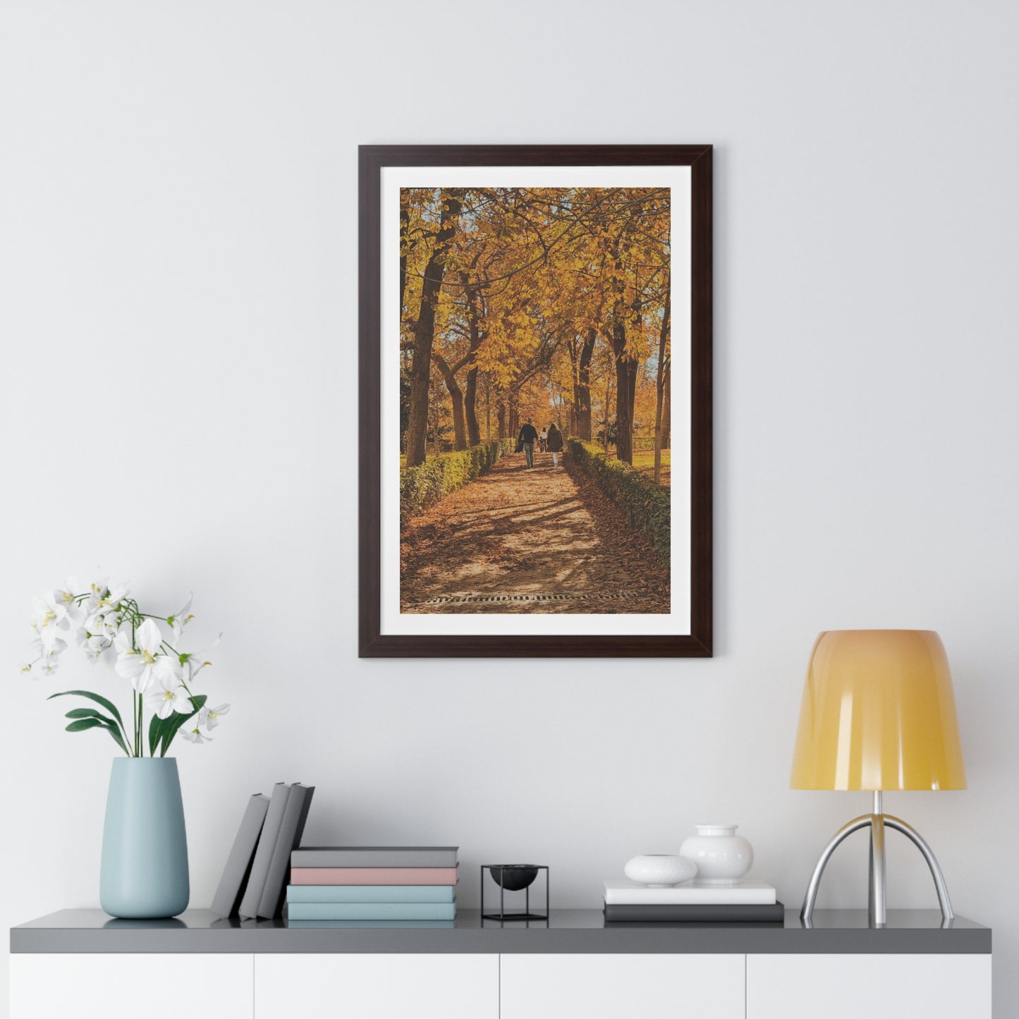 Autumn in Spain - Framed Vertical Poster