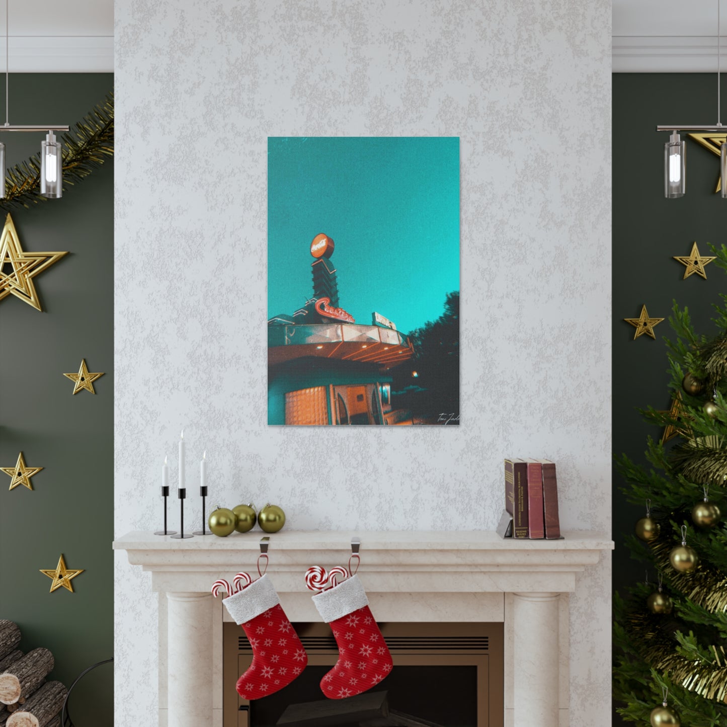 Coasters Drive In - Canvas Gallery Wraps