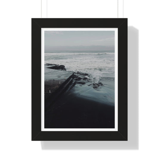 Deep Coast - Framed Vertical Poster