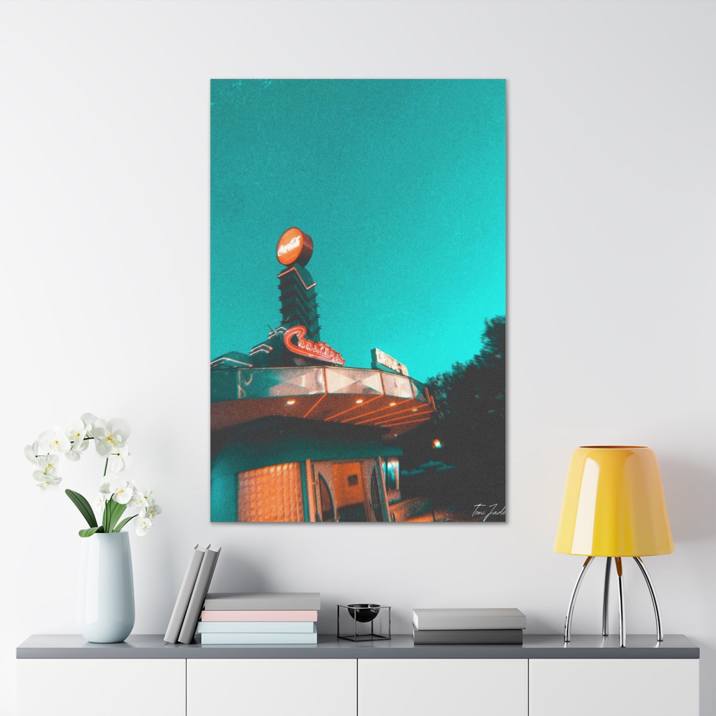 Coasters Drive In - Canvas Gallery Wraps