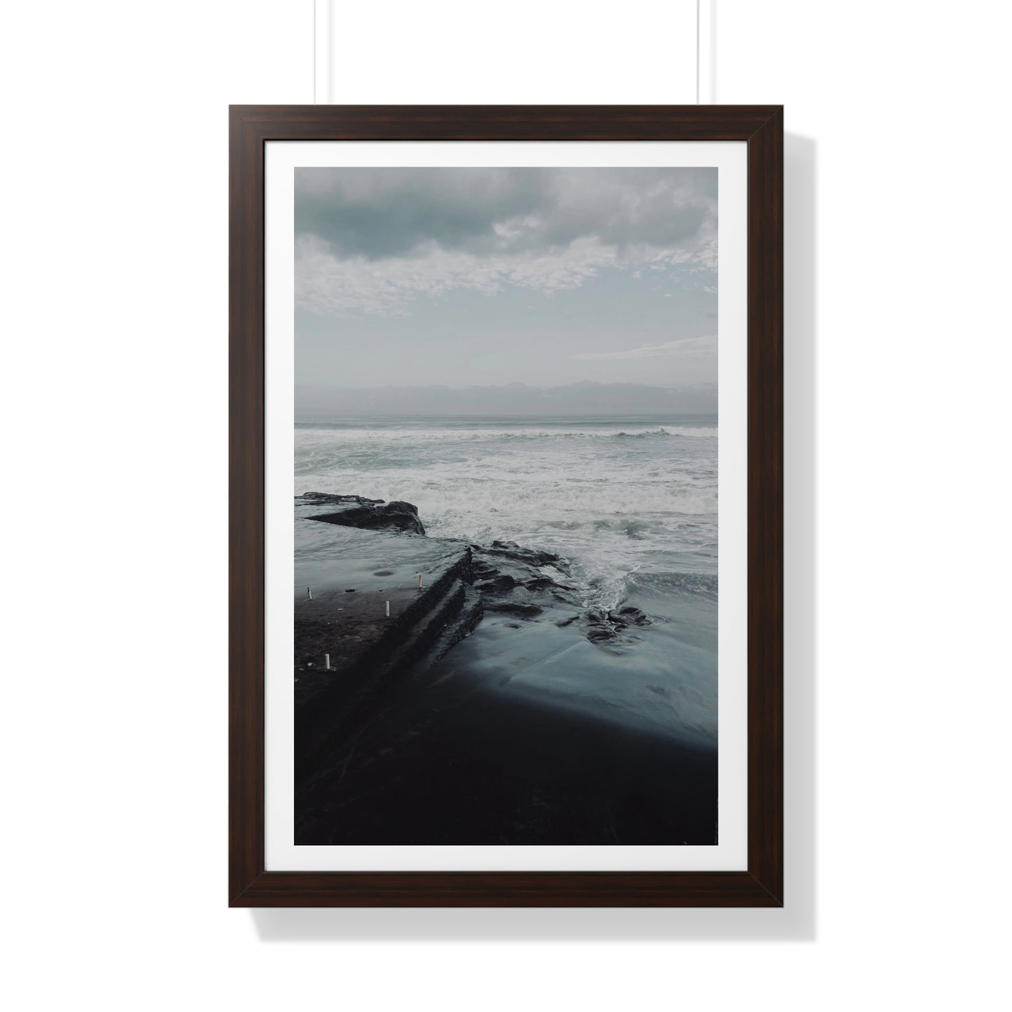 Deep Coast - Framed Vertical Poster