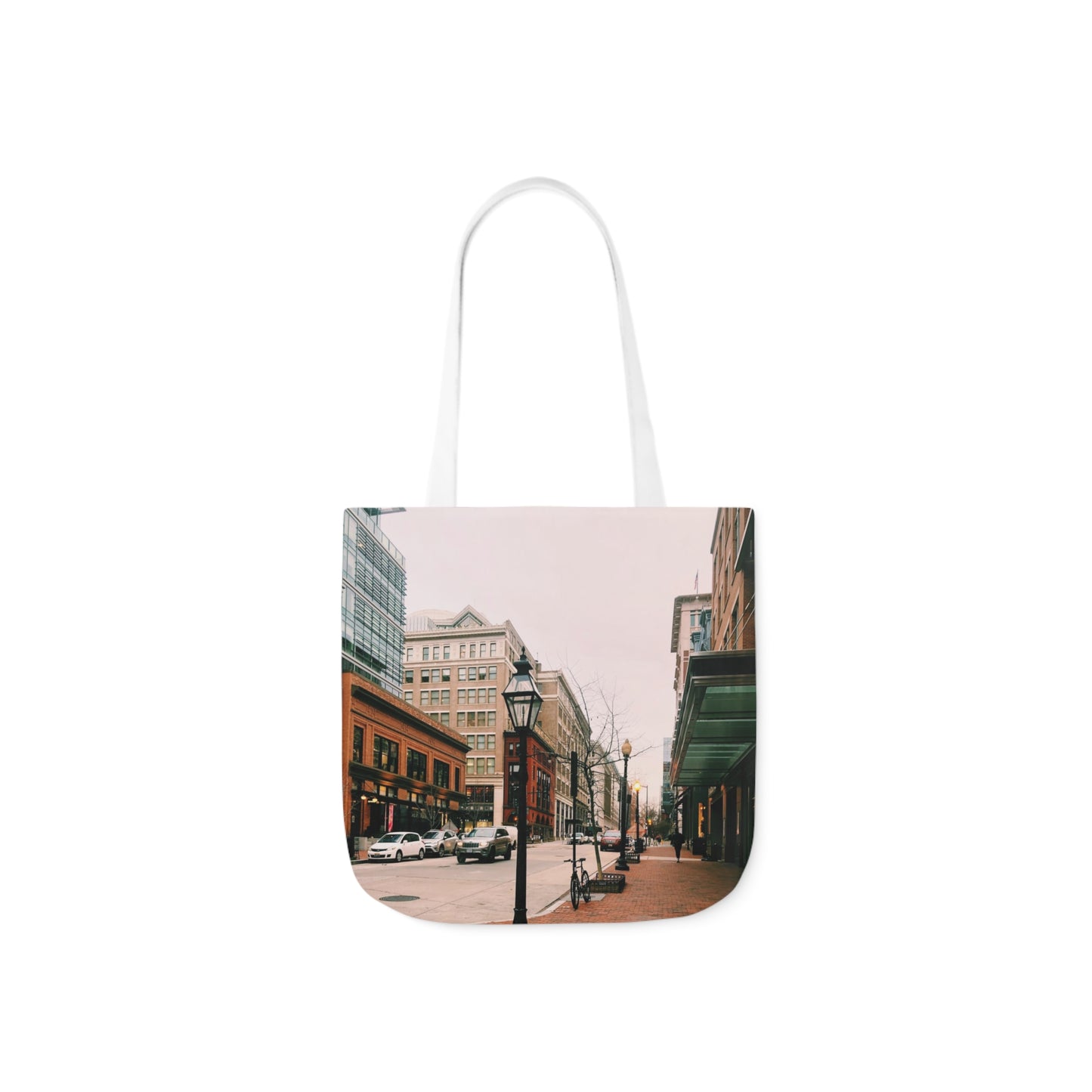 Eleventh Street - Canvas Tote Bag (Men), 5-Color Straps
