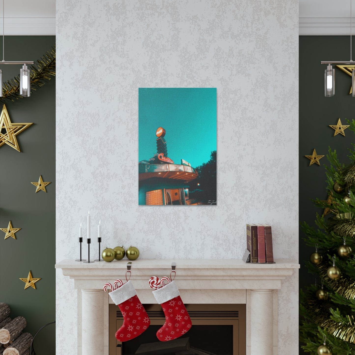 Coasters Drive In - Canvas Gallery Wraps