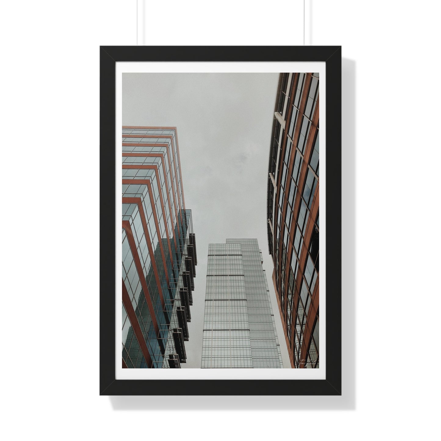 Tall Reflection - Framed Vertical Poster