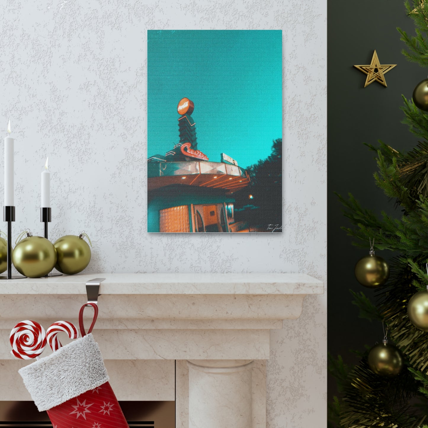Coasters Drive In - Canvas Gallery Wraps