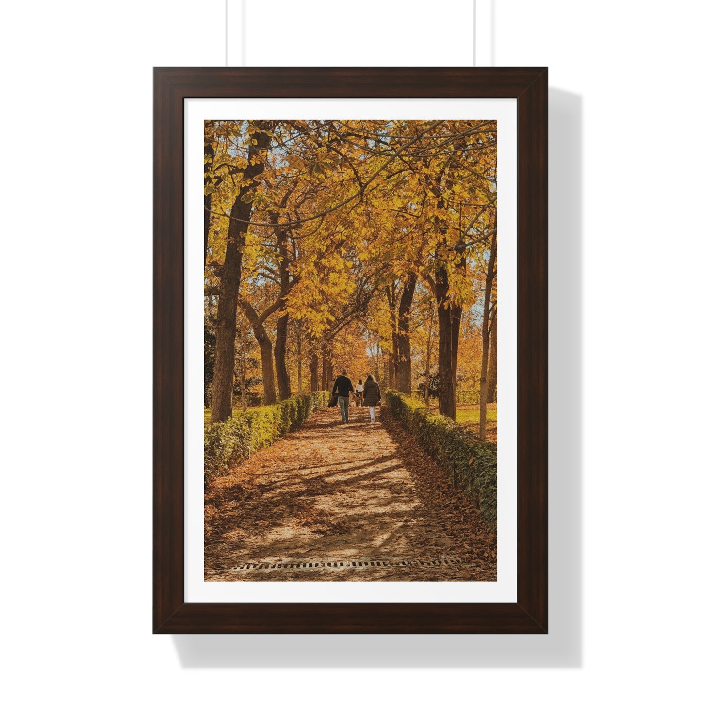 Autumn in Spain - Framed Vertical Poster