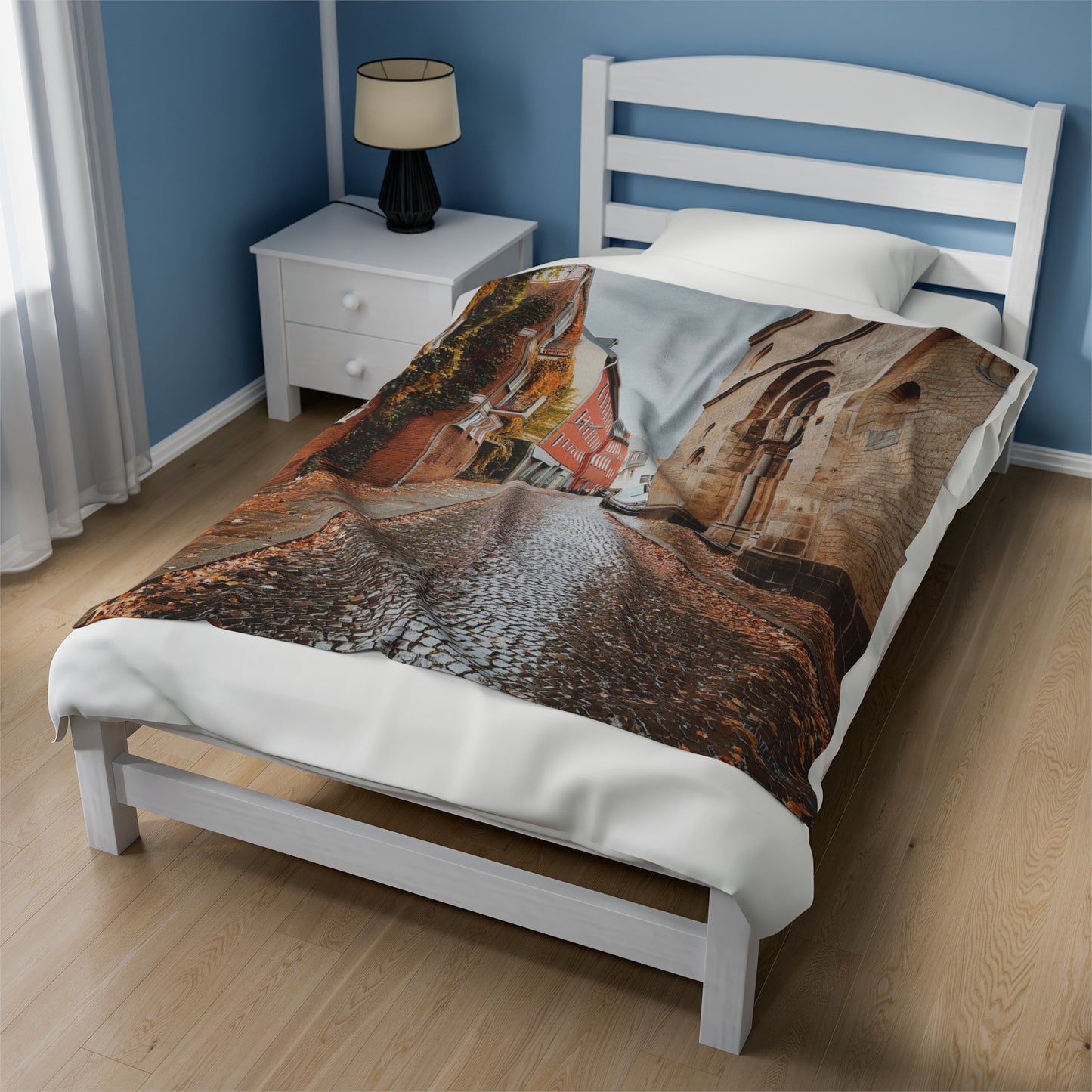 Diverse Buildings of Germany - Velveteen Plush Blanket