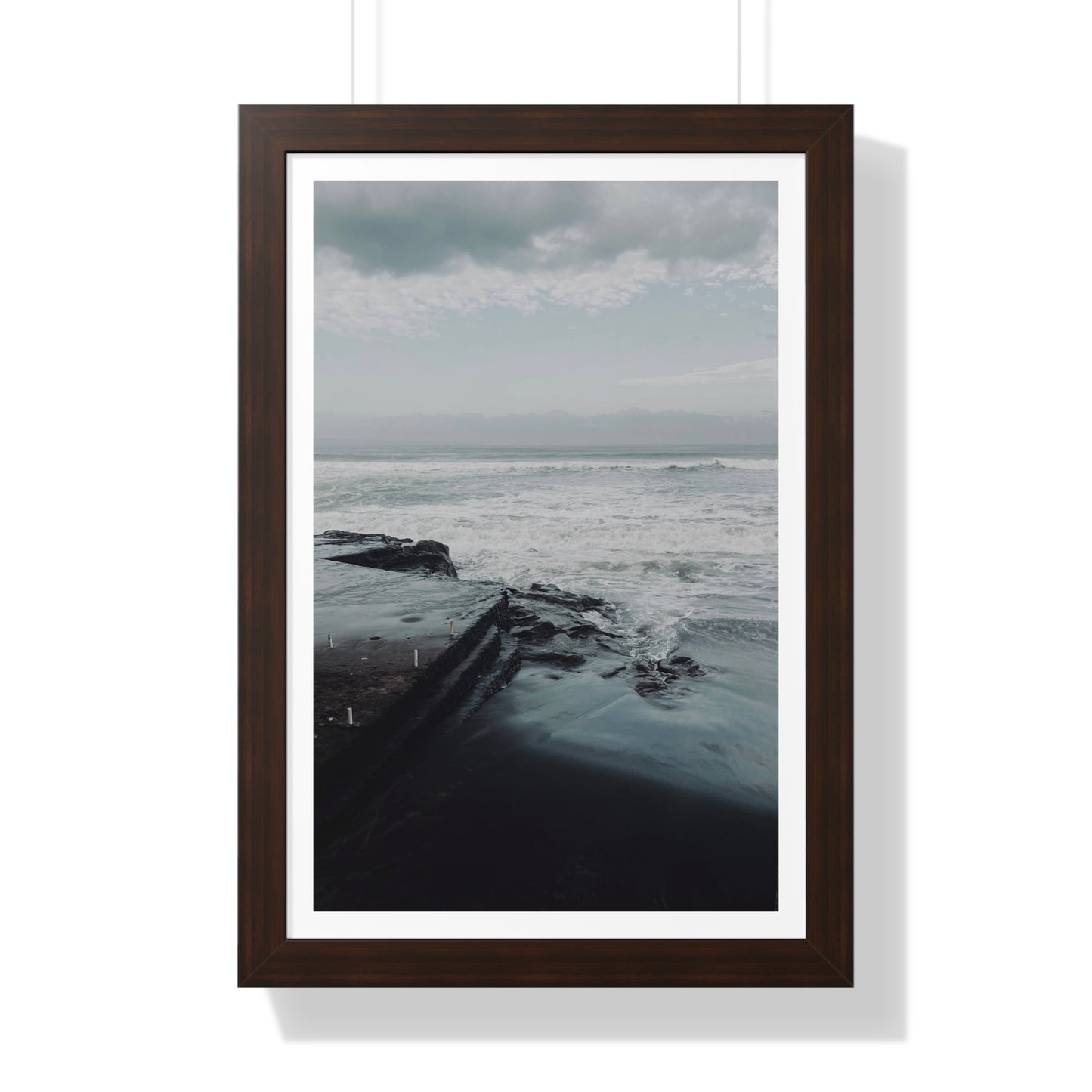 Deep Coast - Framed Vertical Poster