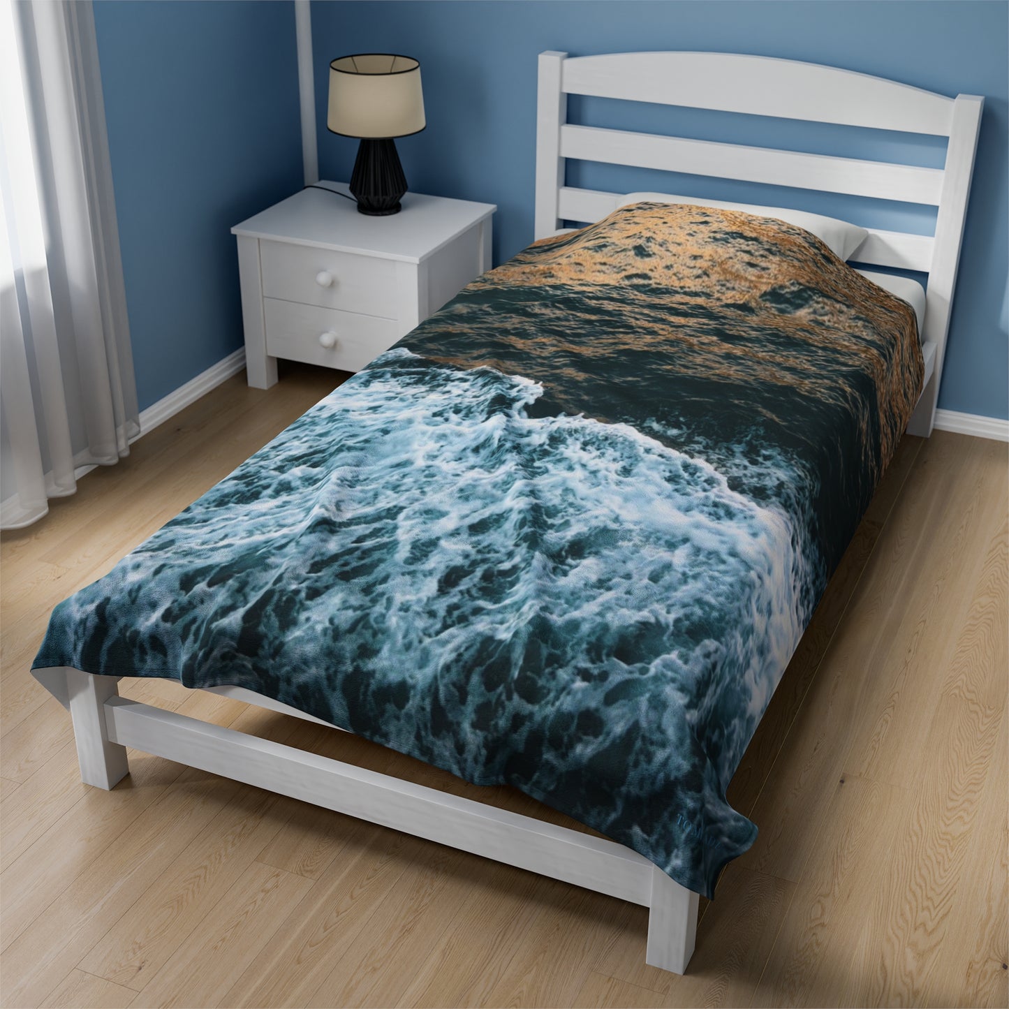 Rushing Waters - Velveteen Plush Blanket
