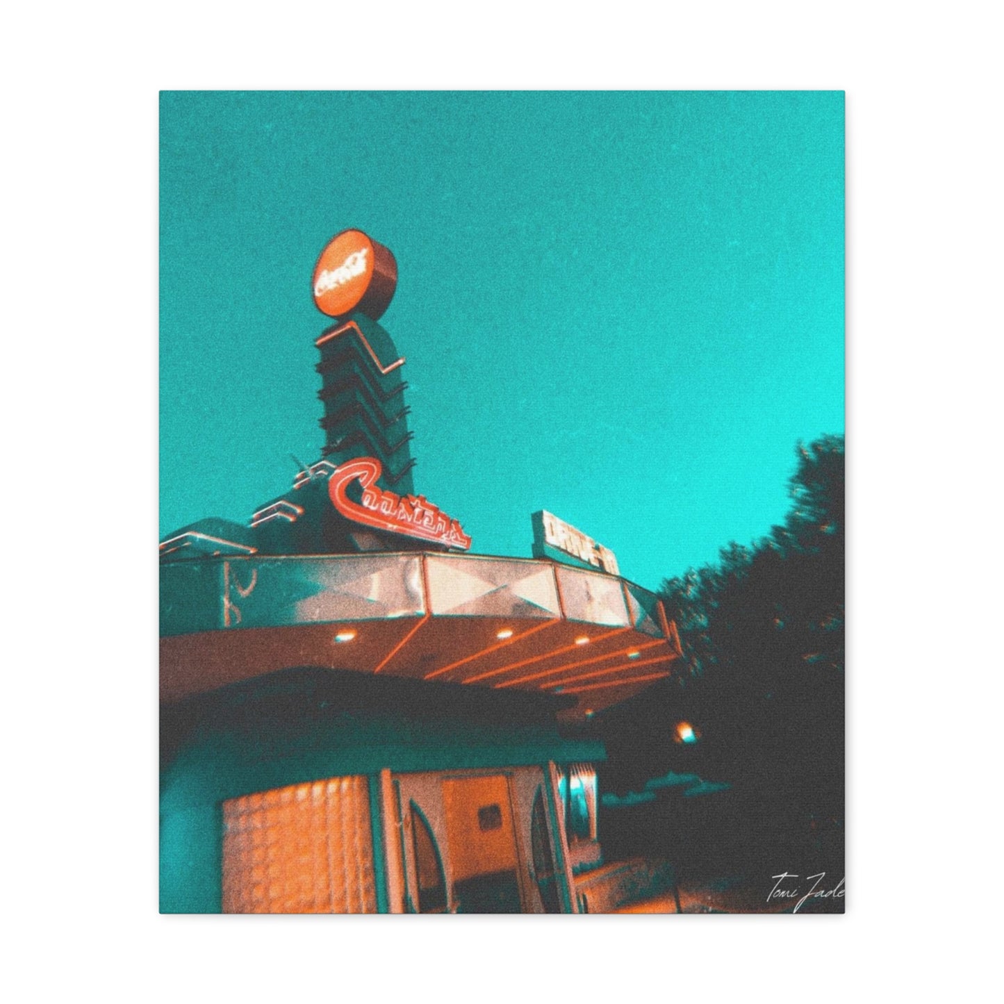 Coasters Drive In - Canvas Gallery Wraps