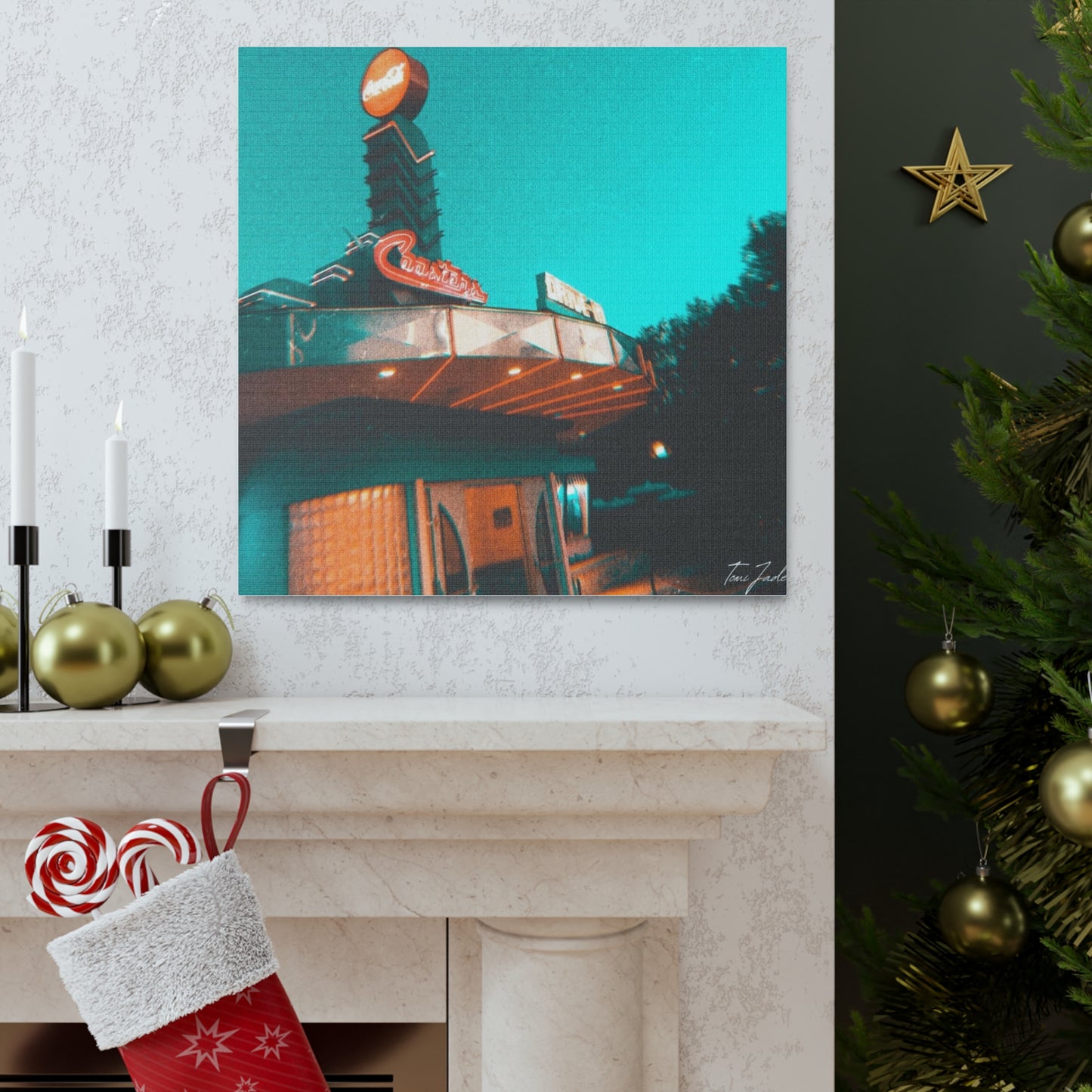 Coasters Drive In - Canvas Gallery Wraps