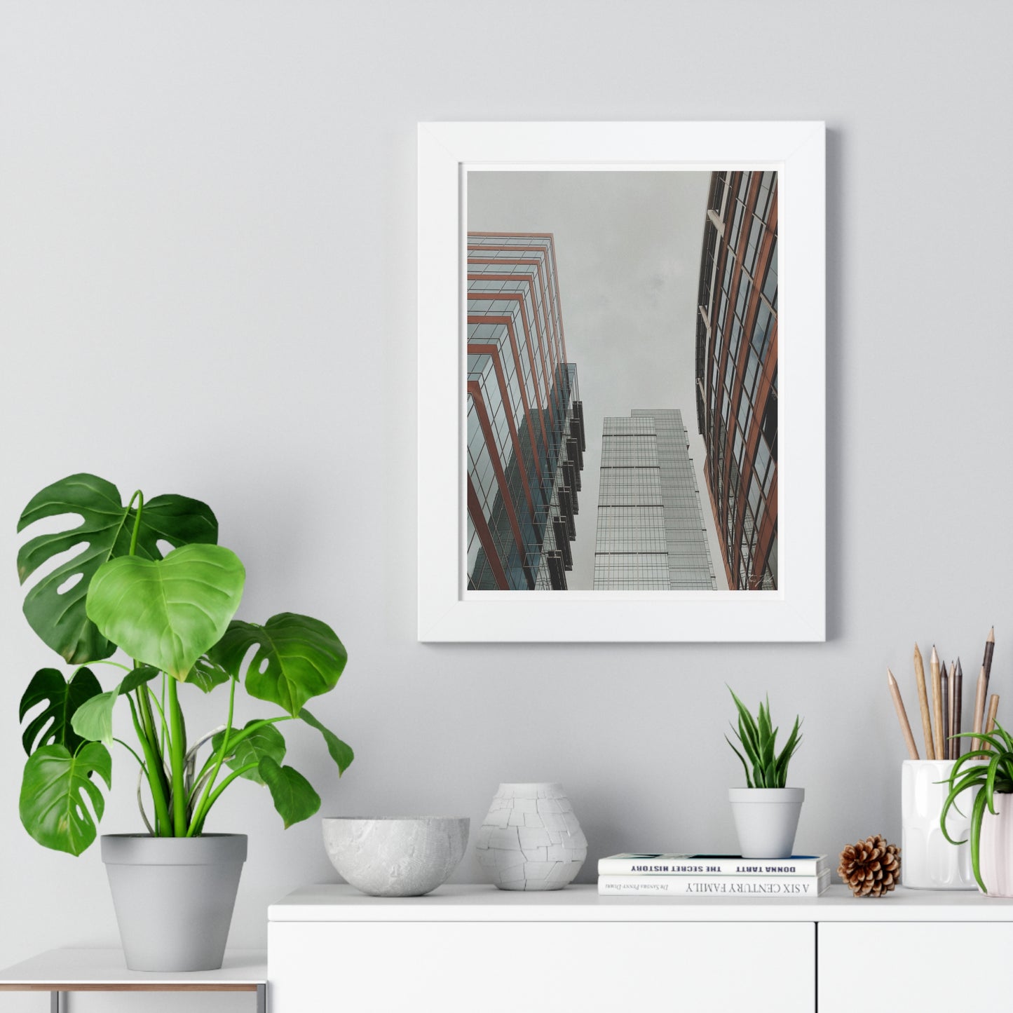 Tall Reflection - Framed Vertical Poster