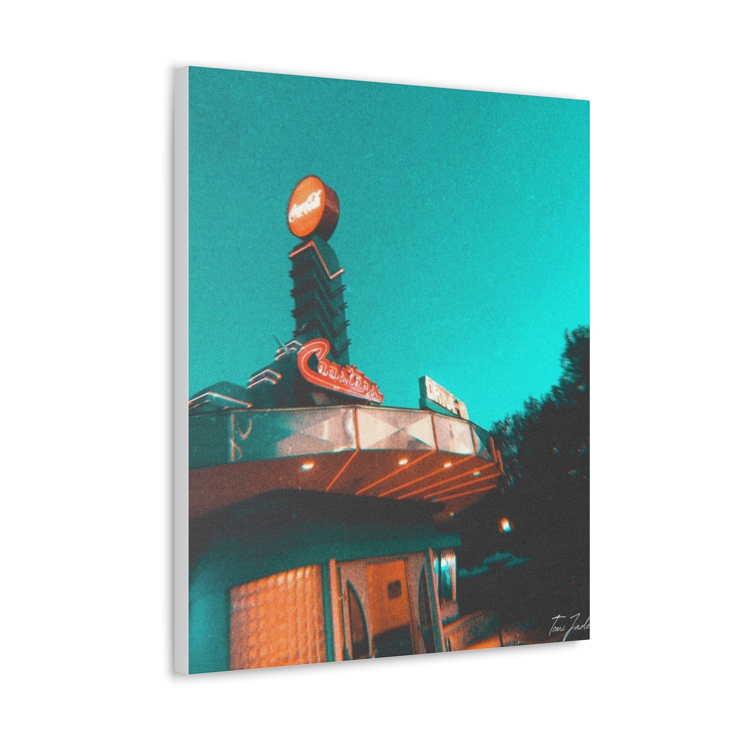 Coasters Drive In - Canvas Gallery Wraps