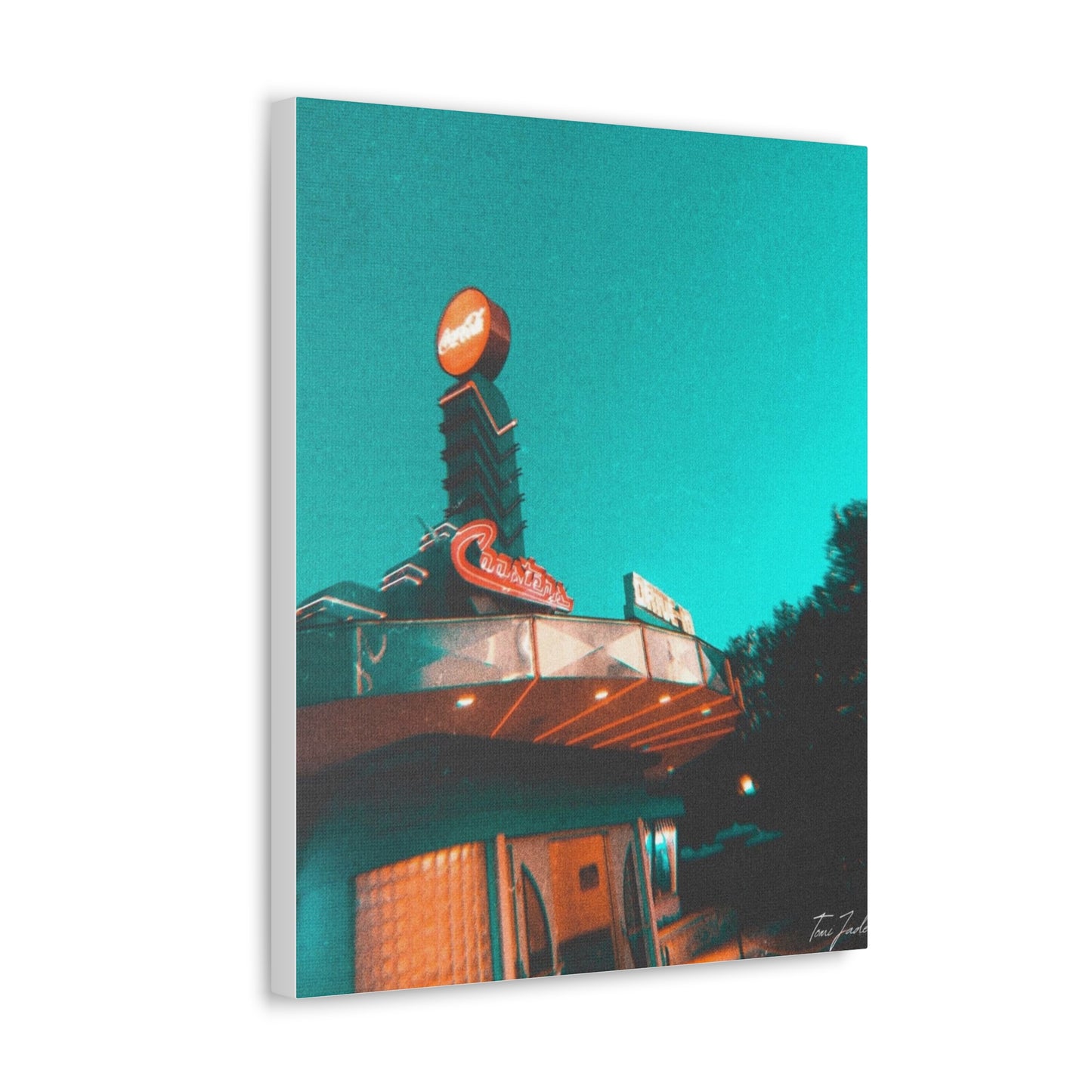Coasters Drive In - Canvas Gallery Wraps