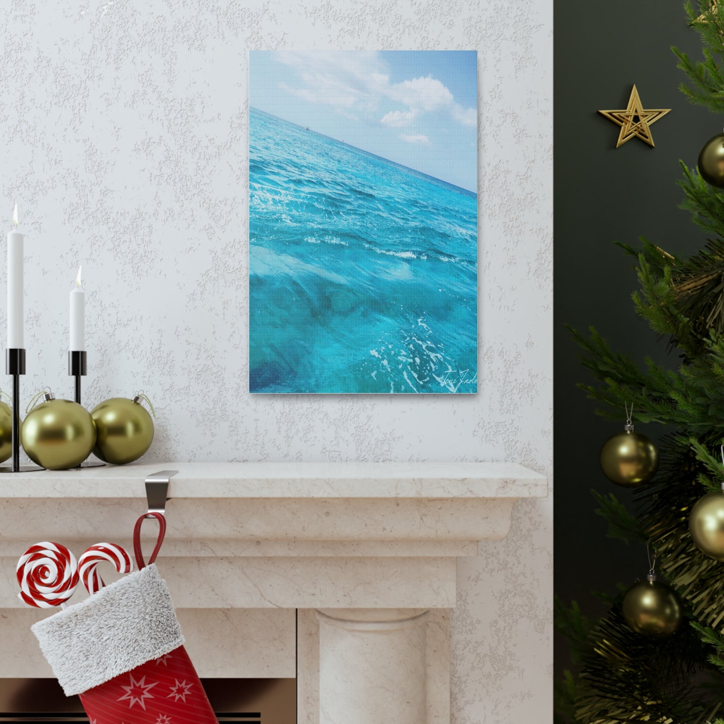 Ocean Blue - Canvas Gallery Wraps