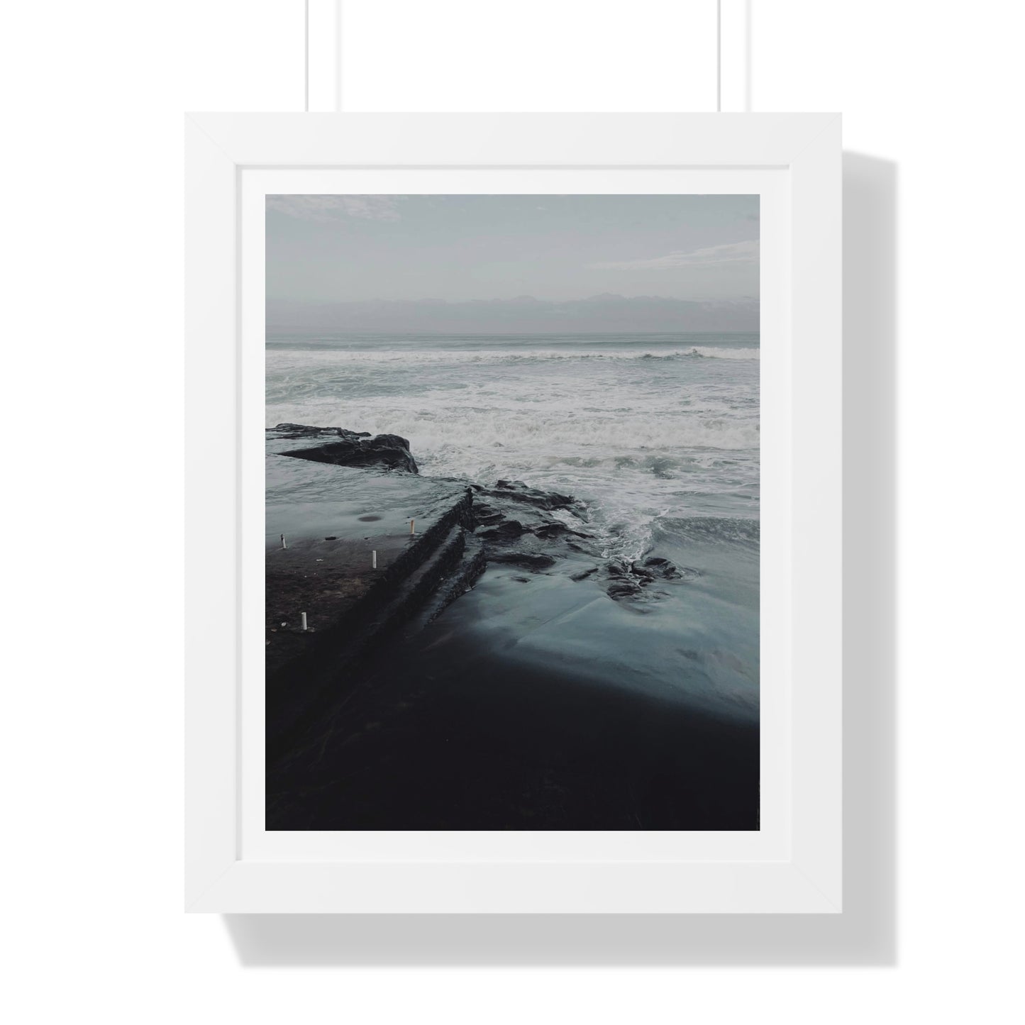 Deep Coast - Framed Vertical Poster