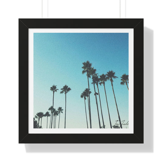 Palm Paradise - Framed Vertical Poster