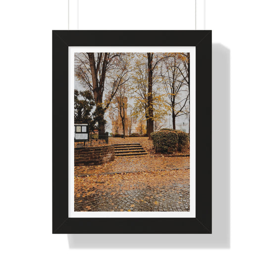 Fall in Germany - Framed Vertical Poster