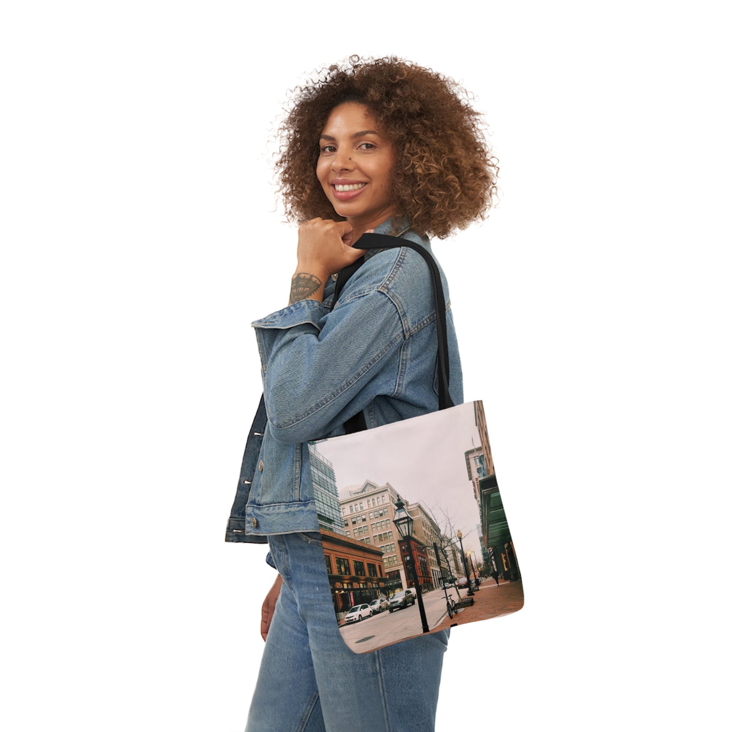 Eleventh Street - Canvas Tote Bag (Men), 5-Color Straps