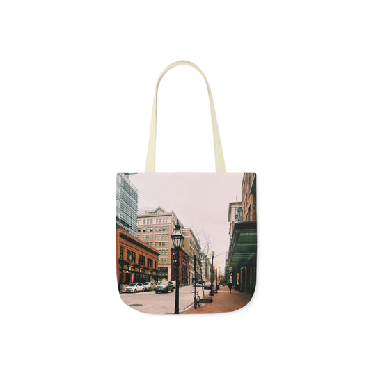 Eleventh Street - Canvas Tote Bag (Men), 5-Color Straps