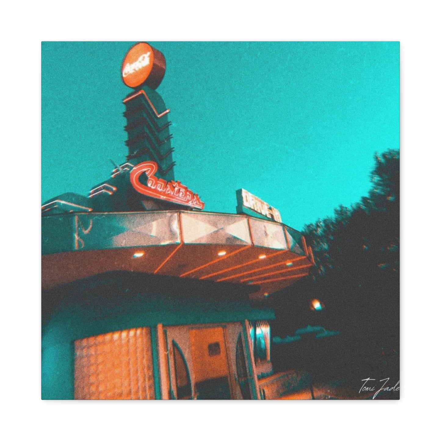 Coasters Drive In - Canvas Gallery Wraps