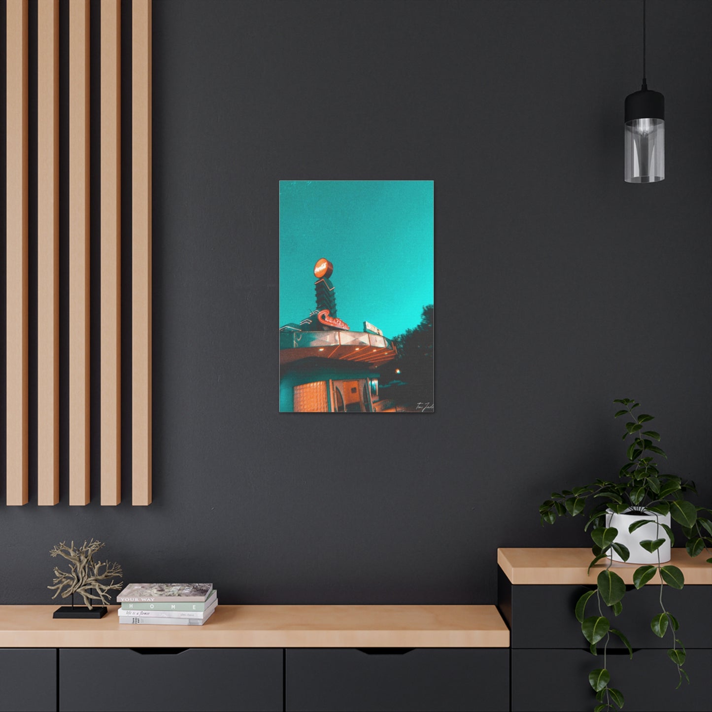 Coasters Drive In - Canvas Gallery Wraps