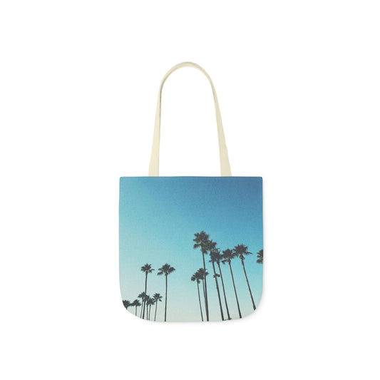 Palm Paradise - Canvas Tote Bag (Ladies), 5-Color Straps