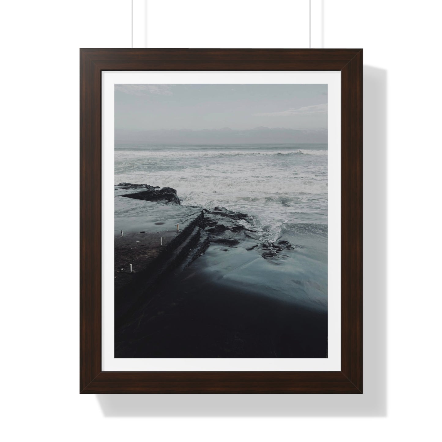 Deep Coast - Framed Vertical Poster