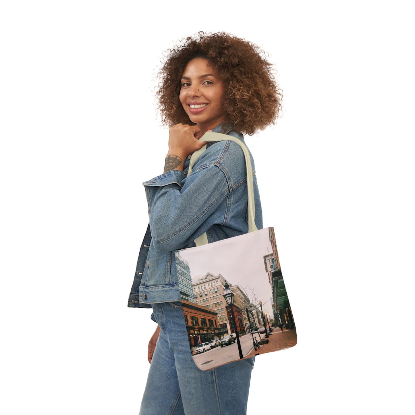 Eleventh Street - Canvas Tote Bag (Men), 5-Color Straps