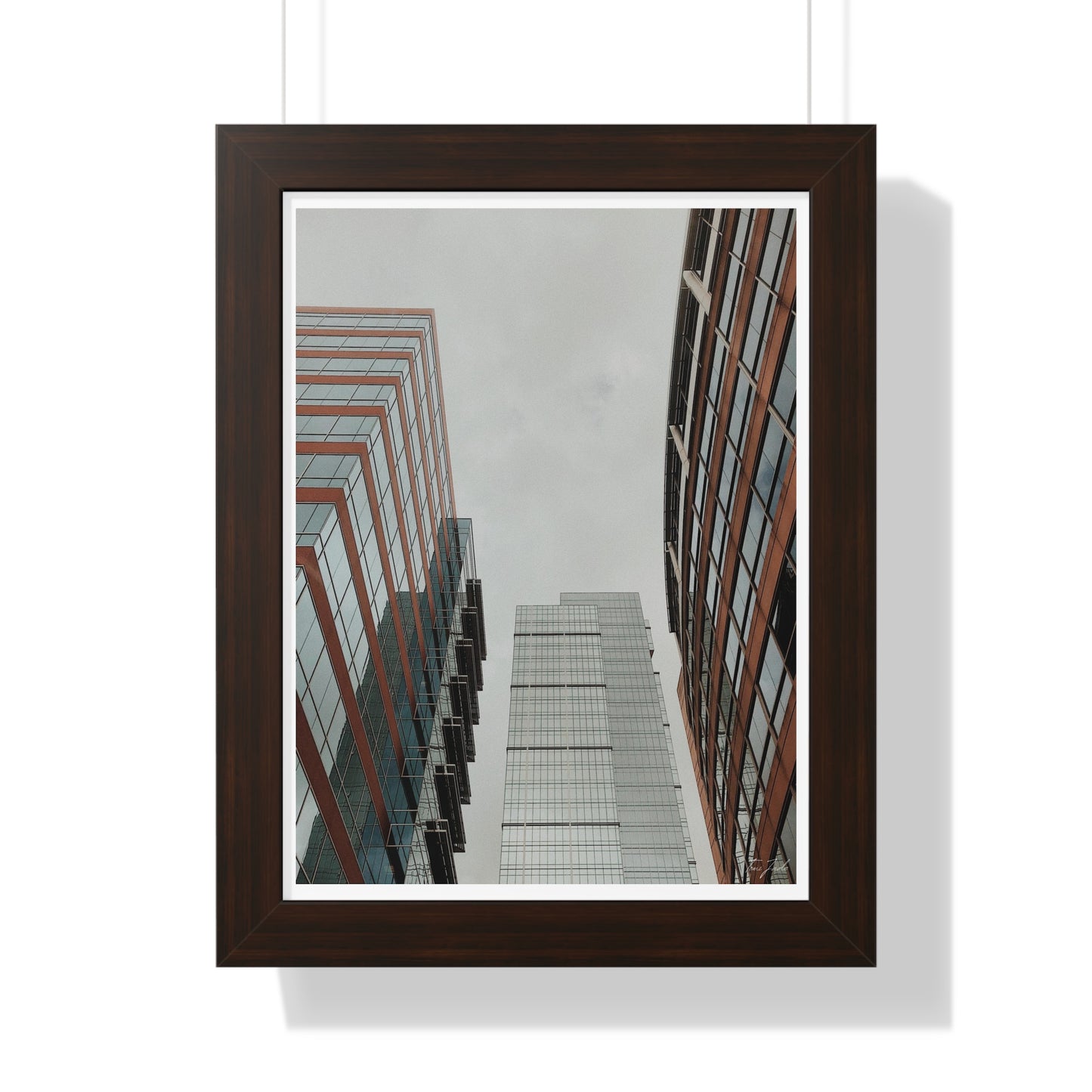 Tall Reflection - Framed Vertical Poster
