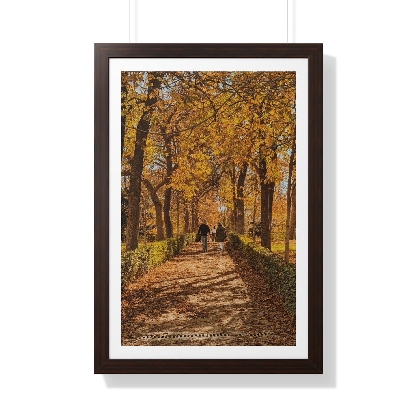 Autumn in Spain - Framed Vertical Poster