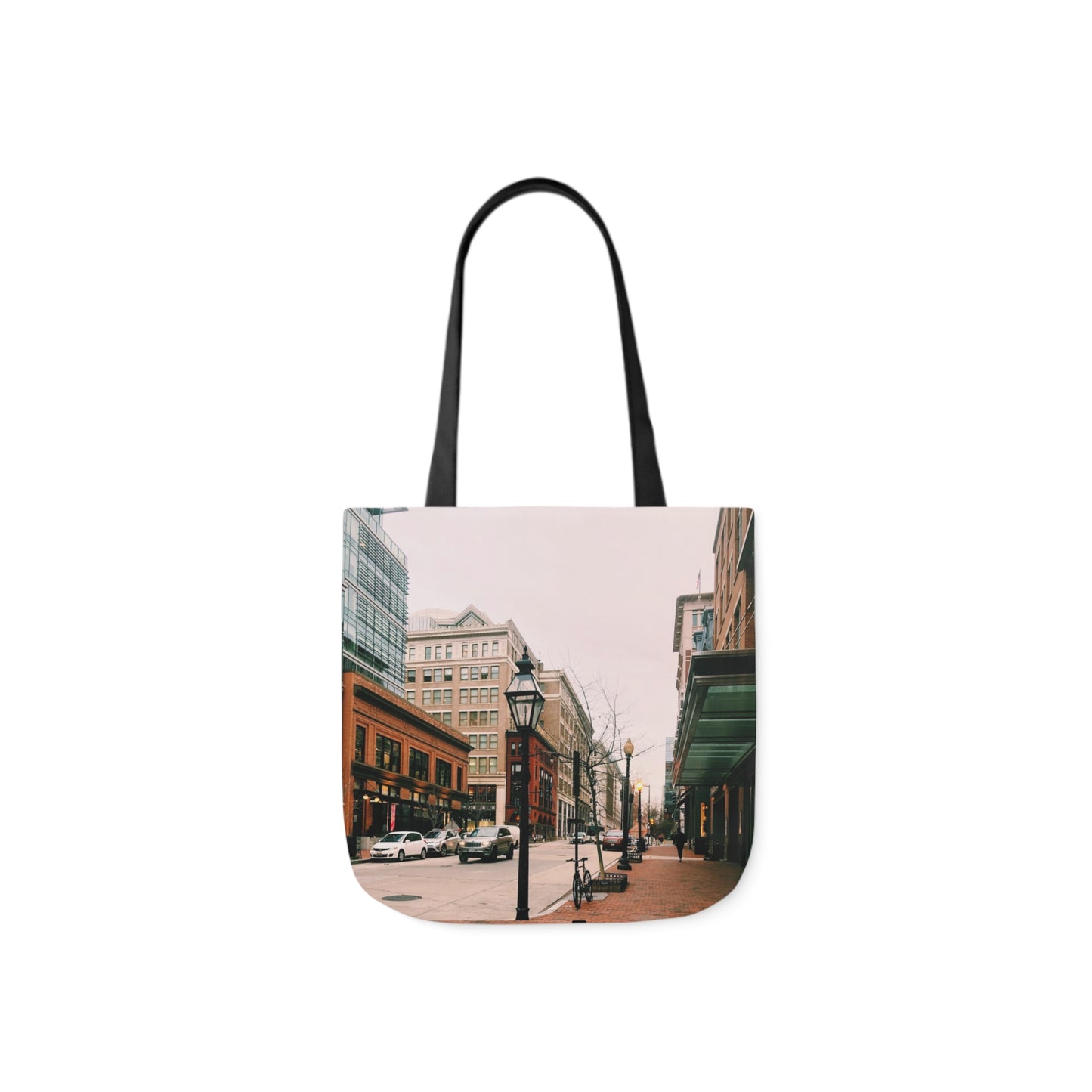 Eleventh Street - Canvas Tote Bag (Men), 5-Color Straps