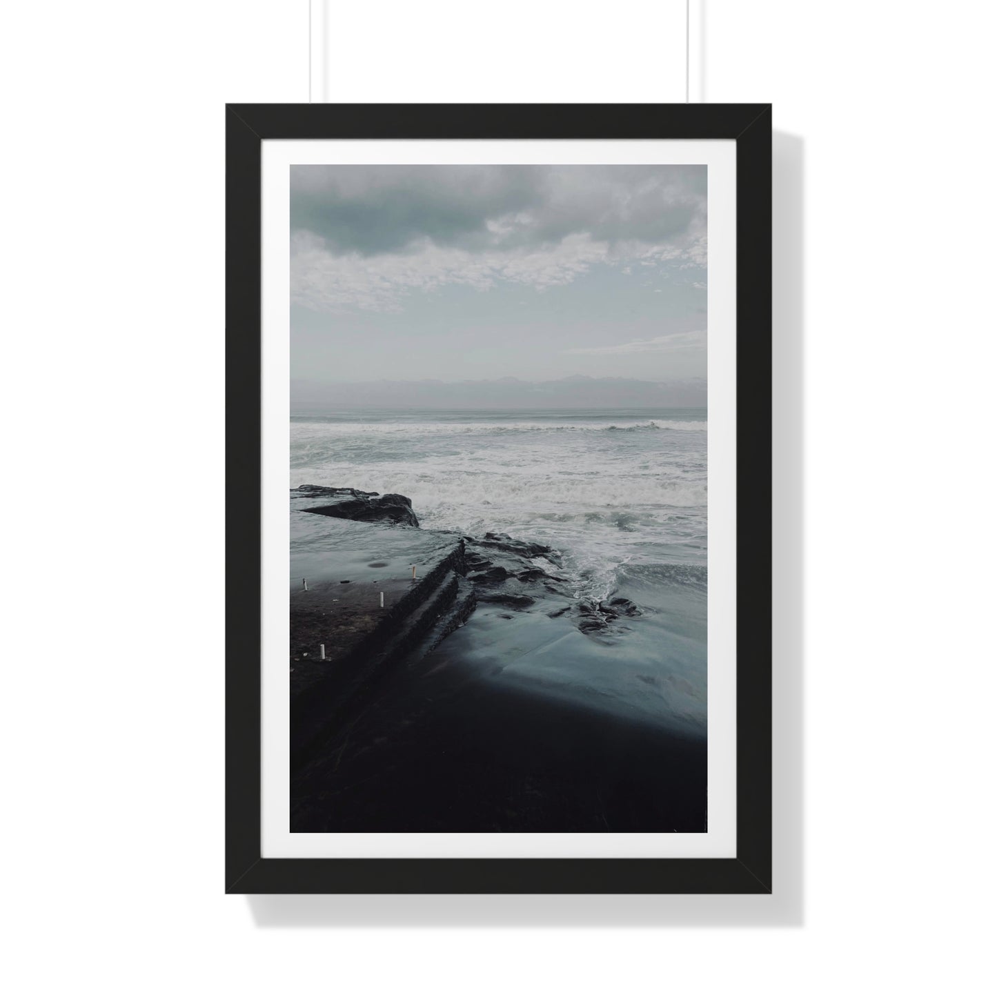 Deep Coast - Framed Vertical Poster