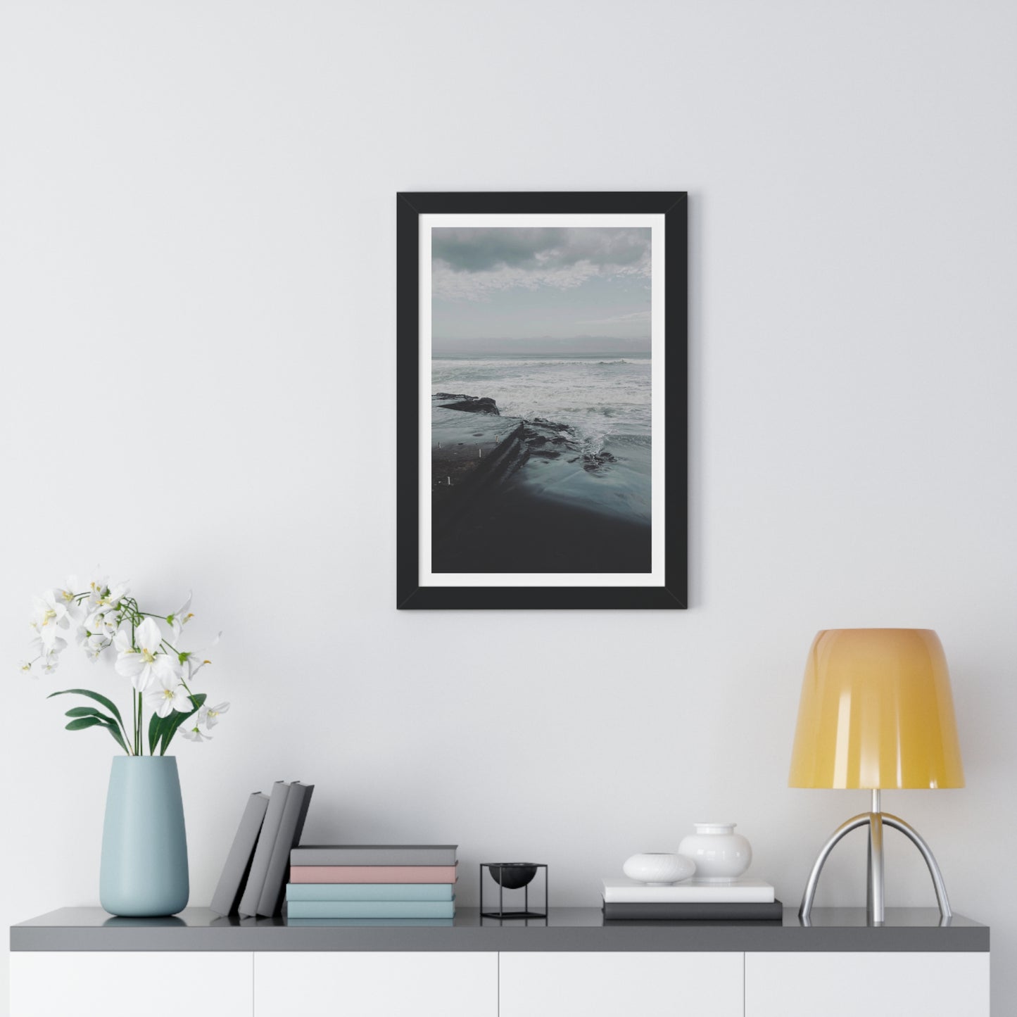 Deep Coast - Framed Vertical Poster