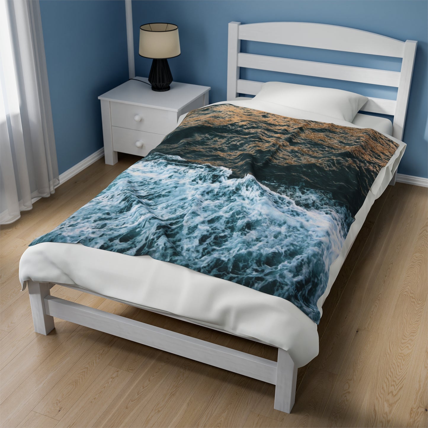 Rushing Waters - Velveteen Plush Blanket