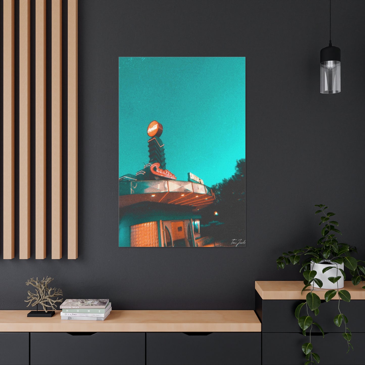 Coasters Drive In - Canvas Gallery Wraps