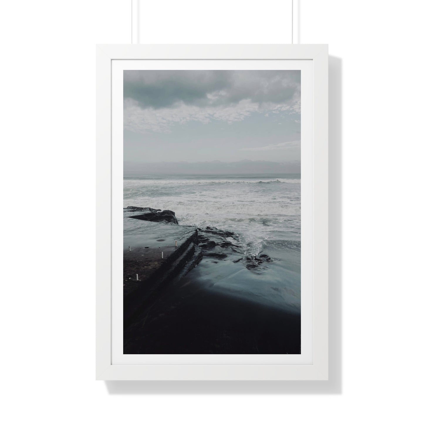 Deep Coast - Framed Vertical Poster