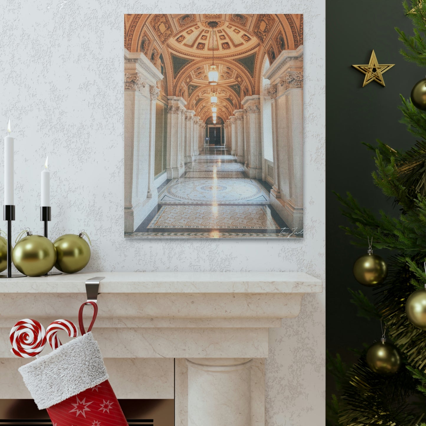 Halls Of The Capitol - Canvas Gallery Wraps - TomiJadePhotos