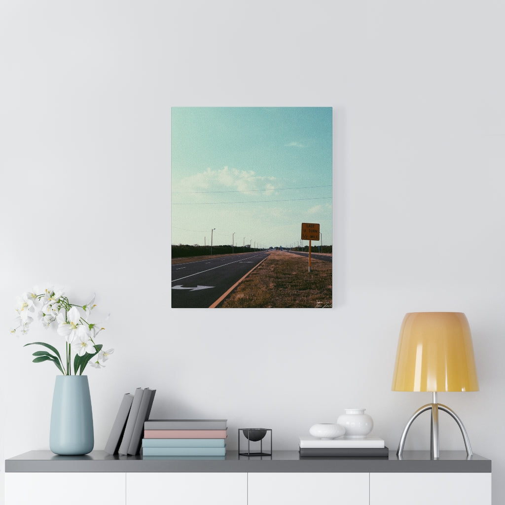 Road In The Horizon-Canvas Gallery Wraps - TomiJadePhotos