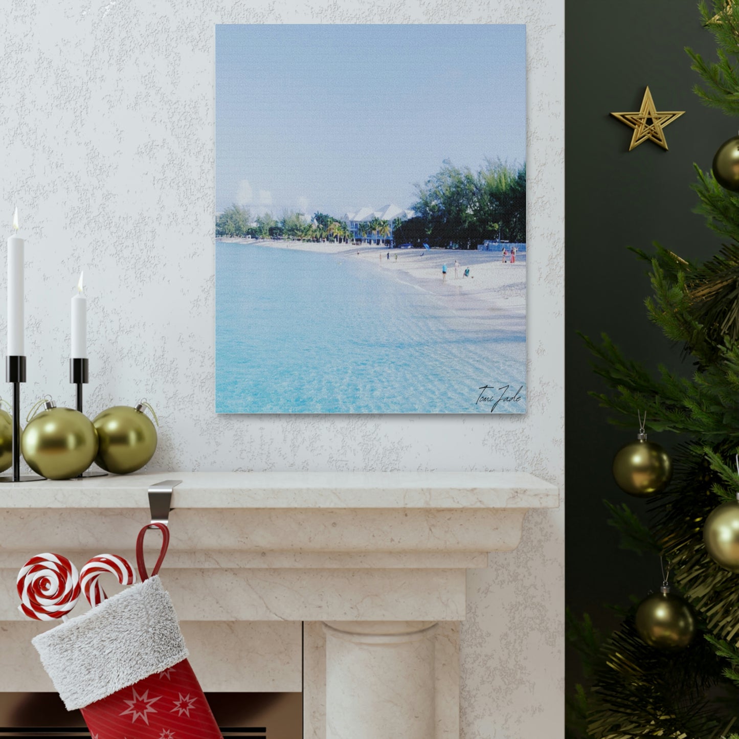 White Beach - Canvas Gallery Wraps - TomiJadePhotos