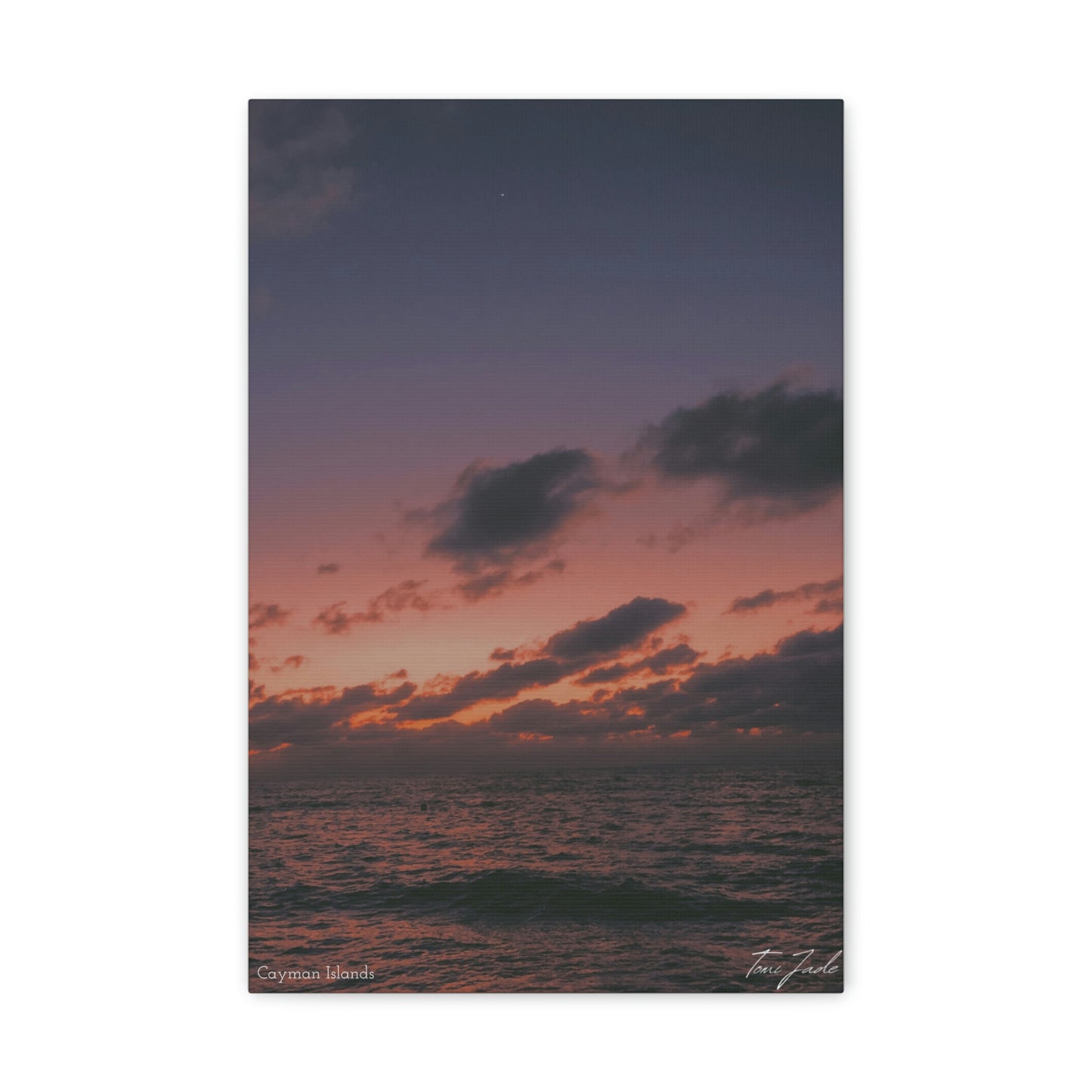 Night At The Beach - Canvas Gallery Wraps - TomiJadePhotos