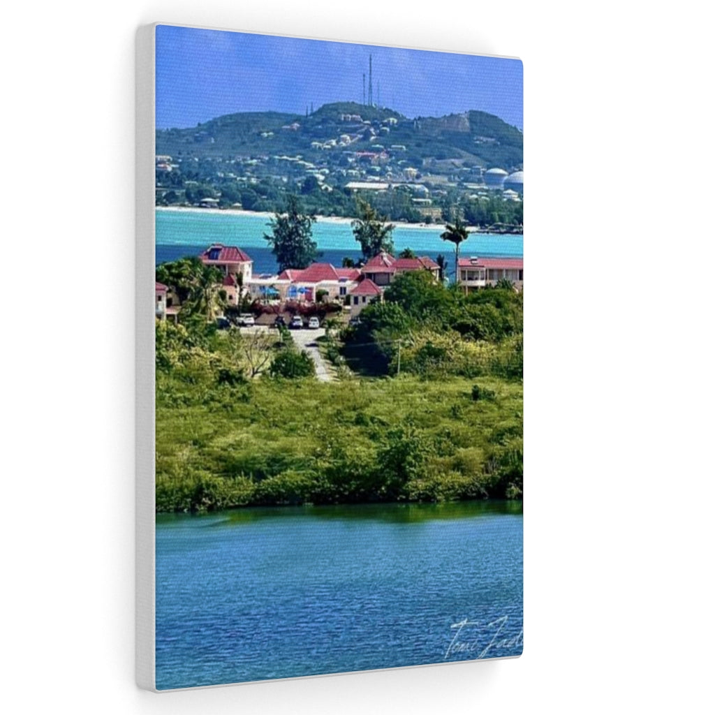 Villas By The Coast-Canvas Gallery Wraps - TomiJadePhotos