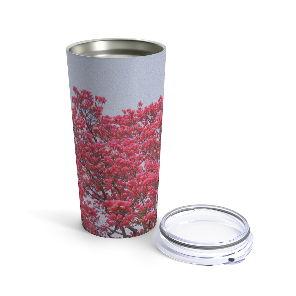Blooming Pink- Tumbler Cup 20oz - TomiJadePhotos