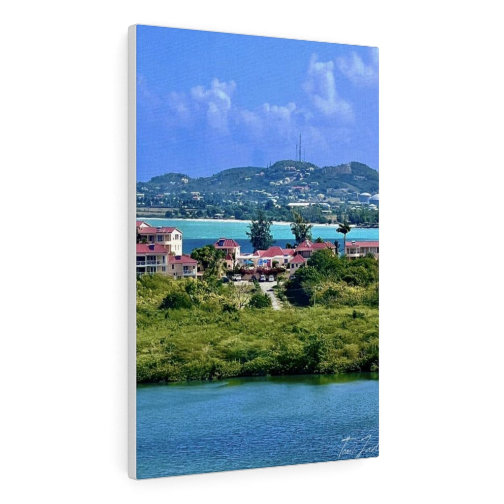 Villas By The Coast-Canvas Gallery Wraps - TomiJadePhotos