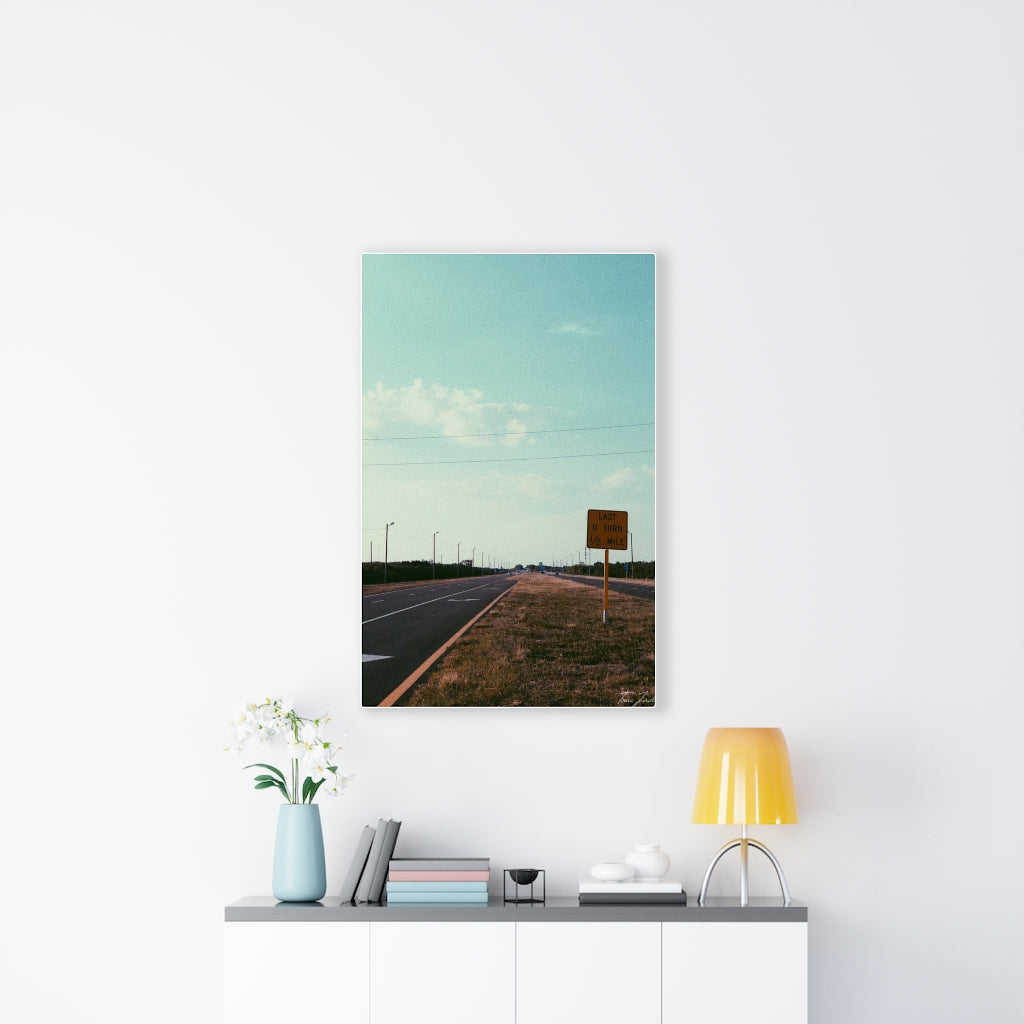 Road In The Horizon-Canvas Gallery Wraps - TomiJadePhotos