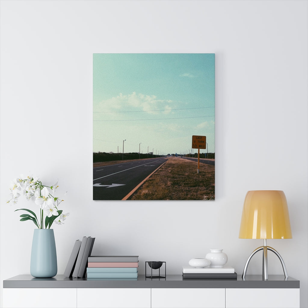 Road In The Horizon-Canvas Gallery Wraps - TomiJadePhotos