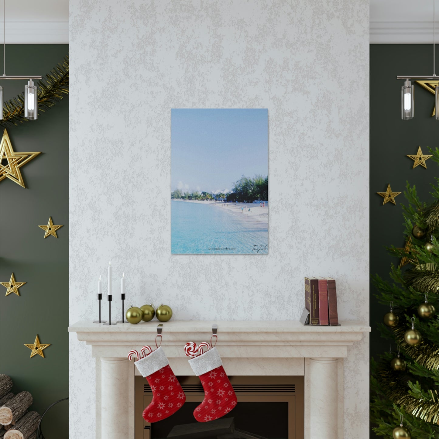 White Beach - Canvas Gallery Wraps - TomiJadePhotos