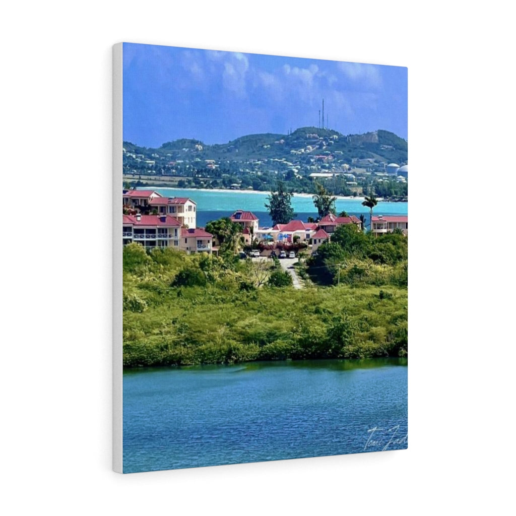 Villas By The Coast-Canvas Gallery Wraps - TomiJadePhotos