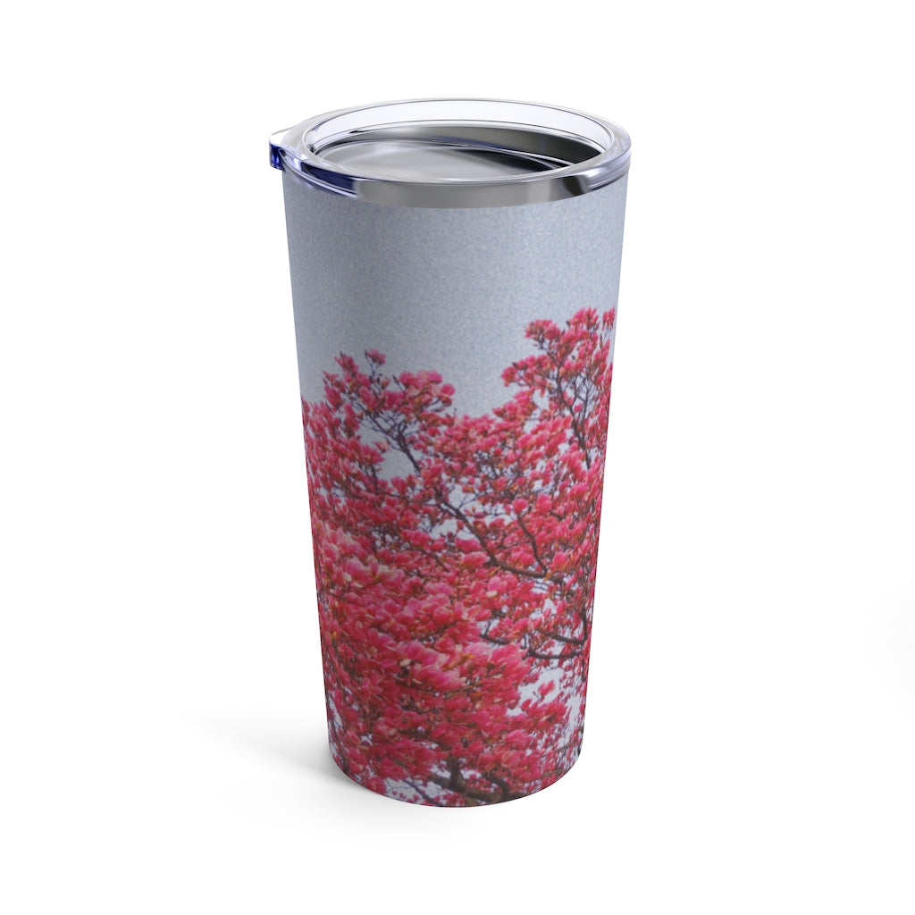 Blooming Pink- Tumbler Cup 20oz - TomiJadePhotos