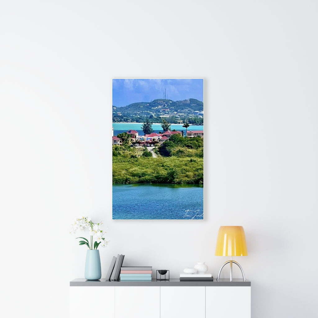 Villas By The Coast-Canvas Gallery Wraps - TomiJadePhotos